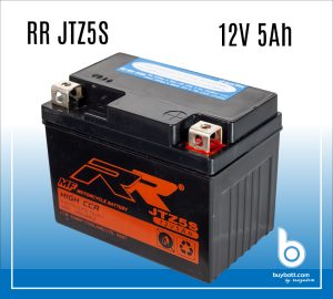 แบตมอเตอร์ไซค์ honda click 125i ขอแนะนำ แบตเตอรี่ RR JTZ5S YTZ5S YUASA Motorcycle Battery 12v 5Ah เวฟ 100 110 125i ฟีโน่ มีโอ